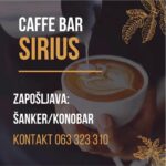 Caffe bar Sirius Ljubuški oglašava