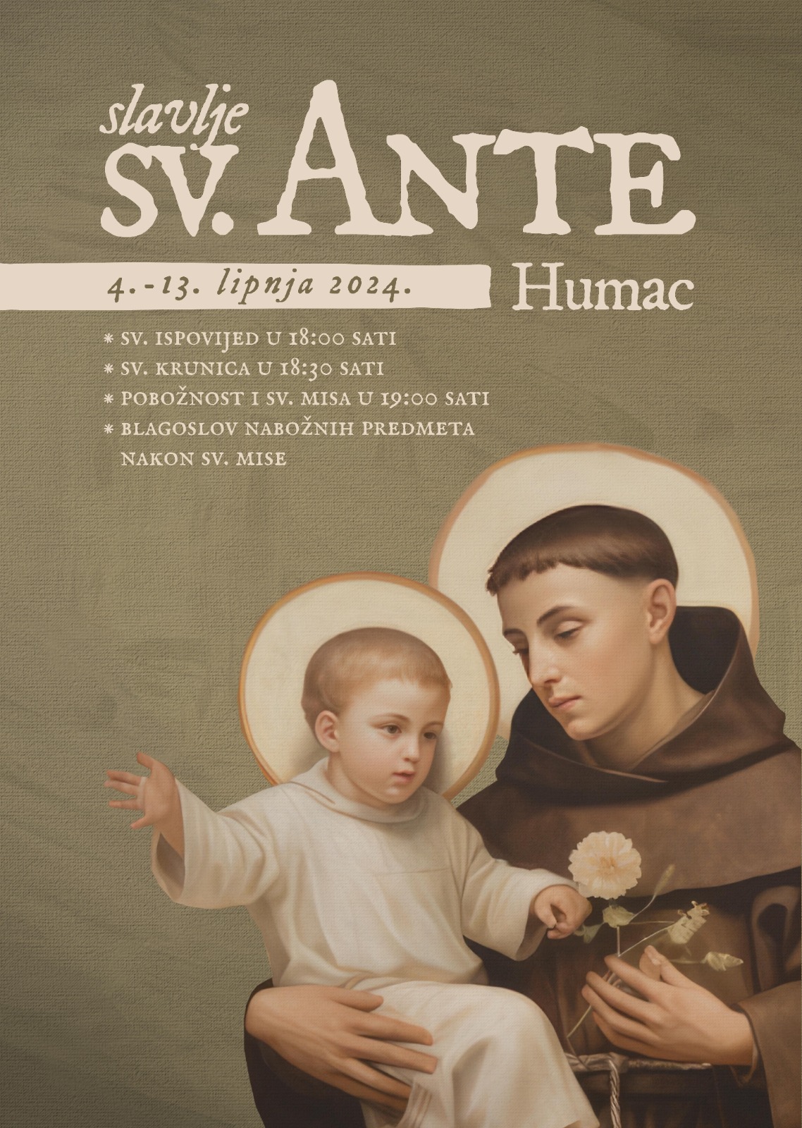 Program proslave sv.Ante