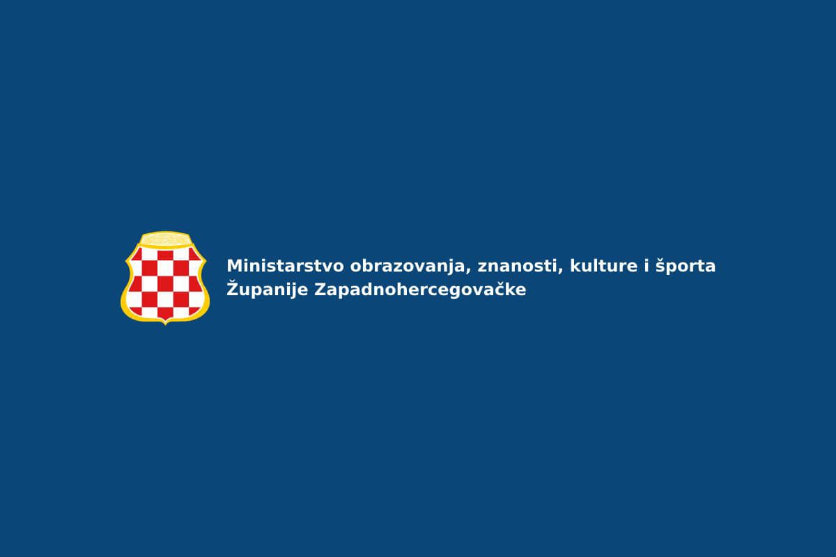 Ministarstvo obrazovanja, znanosti, kulture i športa ŽZH: Obavijest o početku nove škole godine