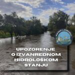 OBAVIJEST O PROGNOZI IZVANREDNOG HIDROLOŠKOG STANJA