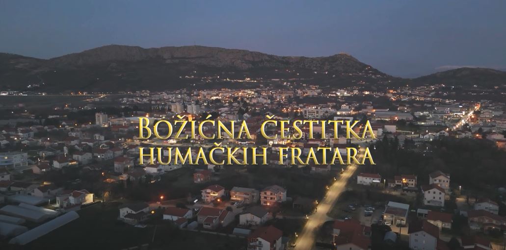 Božićna čestitka – Franjevci Humac