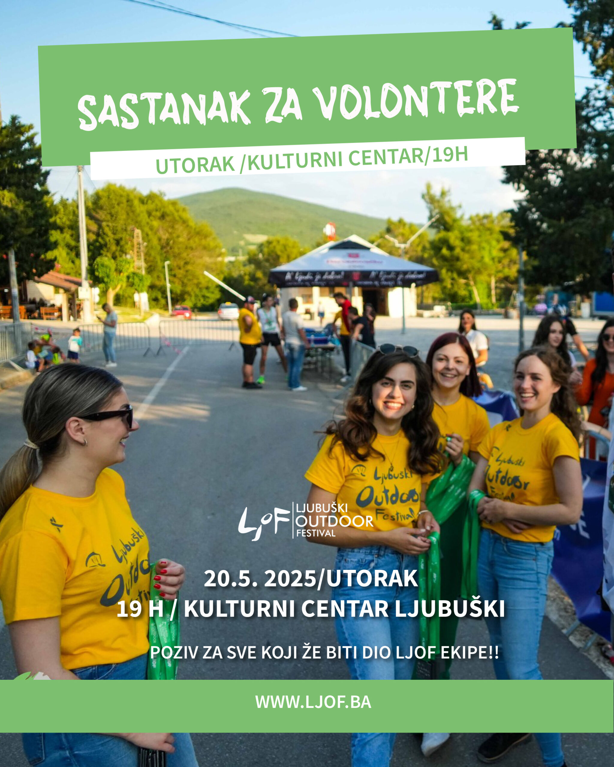 Poziv na sastanak volontera za LJOF 2025