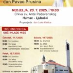 Župa Humac: Don Pavao Prusina slavi mladu misu u nedjelju
