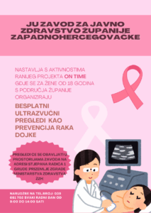 Županija Zapadnohercegovačka: Prevencija raka dojke uz besplatne ultrazvučne preglede
