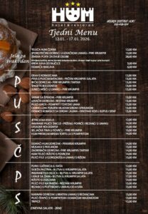 Hotel Hum:Dnevna jela