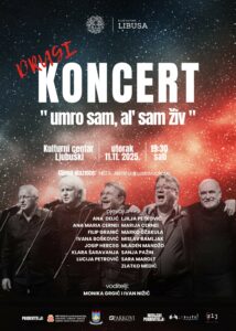 Drugi koncert “Umro sam, al’ sam živ” u Kulturnom centru Ljubuški