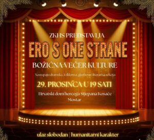 Zavičajni klub hercegovačkih studenata najavljuje još jednu Božićnu večer kulture