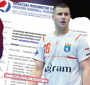 RK Izviđač Agram: Diano Ćeško dobio poziv u seniorsku reprezentaciju Hrvatske!