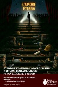 Stand up komedija „L’amore eterna“ stiže u Ljubuški