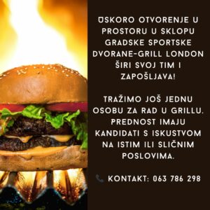 Novi grill u Ljubuškom zapošljava