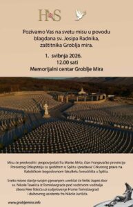 Sveta misa na Groblju mira 1. svibnja u organizaciji Hrvatskog narodnog sabora