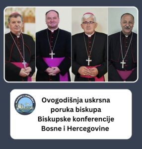 Neka radost Uskrsa ispuni vaša srca, domove i obitelji, a mir Uskrsloga Gospodina neka vas prati i krijepi u svakom danu života