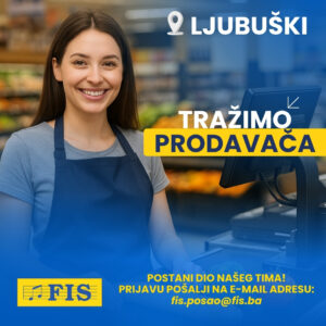 FIS Ljubuški zapošljava trgovca