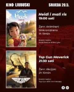 Filmska srijeda u Kinu Ljubuški