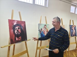 Pogledajte 17.samostalnu izložbu slika Nikice Sabljića u Knjižnici Ljubuški