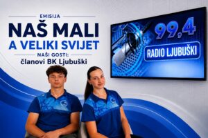 „Naš mali, a veliki svijet“: Paula Jelčić i Stipe Luburić predstavili BK Ljubuški