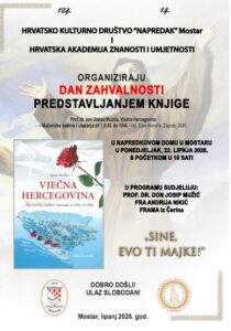 Predstavljanje knjige “Vječna Hercegovina” don Josipa Mužića