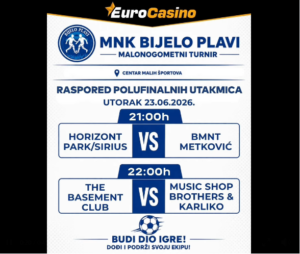 Na MNT “U srcu Ljubuškog” večeras polufinalni susreti, besplatan napuhanac za djecu i bogata tombola, u sinoćnjim utakmicama dominirali reprezentativci Hrvatske u futsalu