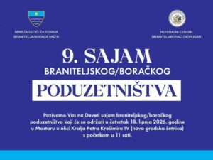 U Mostaru u četvrtak 9. Sajam braniteljskog poduzetništva