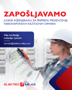 Elektro-Milas zapošljava Junior inženjera/ku za pripremu proizvodnje niskonaponskih razvodnih ormara