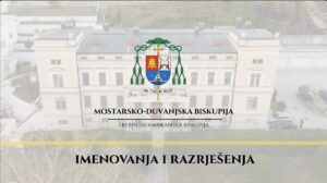 Imenovanja i razrješenja u Mostarsko-duvanjskoj i Trebinjsko-mrkanskoj biskupiji 2026.