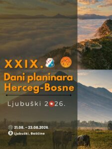 Dani planinara Herceg-Bosne ovoga vikenda u Ljubuškom