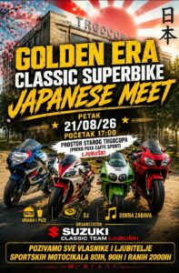 U Ljubuškom se okupljaju ljubitelji kultnih japanskih motocikala: „Superbike Japanese Meet“ u petak 21.08.