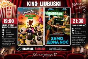 Filmska subota u Ljubuškom: Animirana pustolovina i romantična komedija