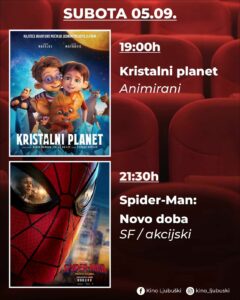 Kino Ljubuški: Ove subote novi filmovi
