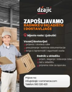 Džajić Commerce zapošljava radnike u Ljubuškom