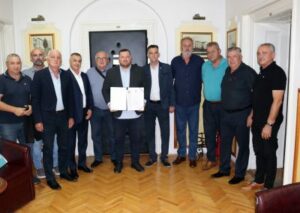 Gradonačelnik Markotić primio zapovjednike 51. domobranske pukovnije HVO Stjepan Radić