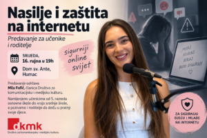 Mila Fofić najavila predavanje „Nasilje i zaštita na internetu“ na Humcu